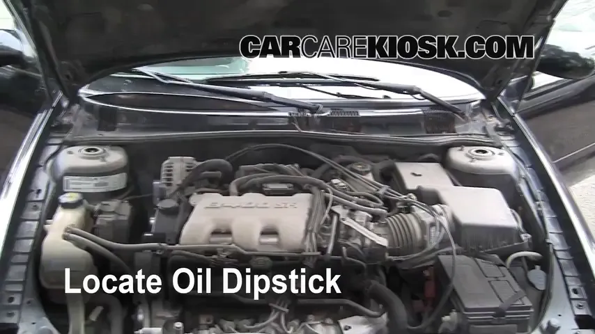 2000 Oldsmobile Alero GL 3.4L V6 Sedan (4 Door) Aceite Controlar nivel de aceite